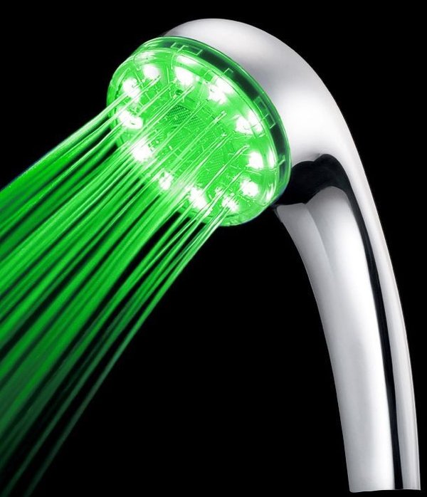 Magic Showerhead mit grünem LED Licht