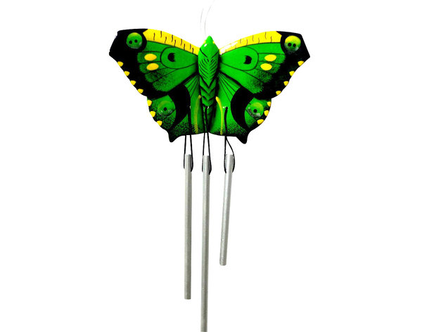 Magnet Klangschmetterling grün gelb - Schmetterling