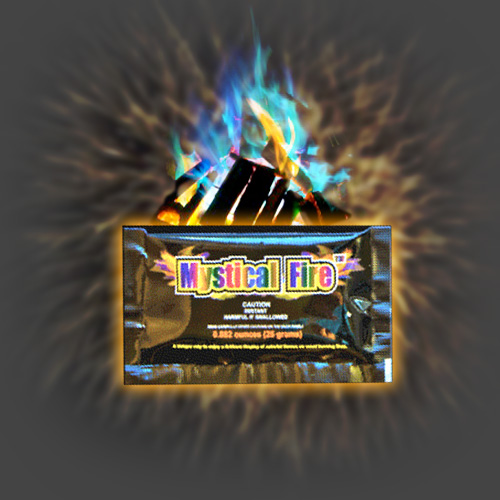 Magisches Flammenpulver - 10er Set - bunte Flammen
