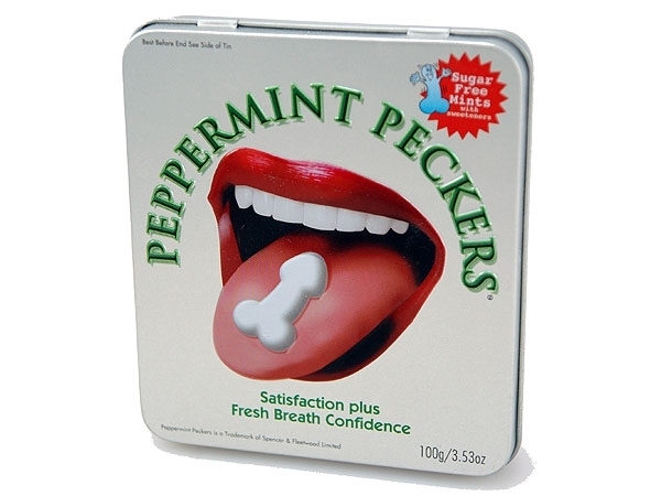 Scharfe Pfefferminzbonbons - sexy peppermint peckers