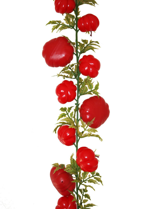 Tomaten Girlande 200cm - Attrappen Dekogirlande