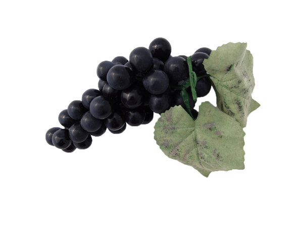 Rispe Weintrauben klein, schwarz - Deko Trauben Attrappe